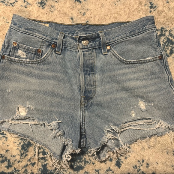 Levi’s 501 Original Shorts 27 - Picture 2 of 6